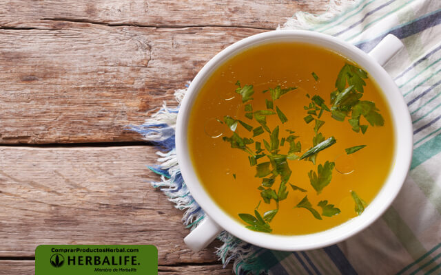 Caldo de verduras para bajar de peso